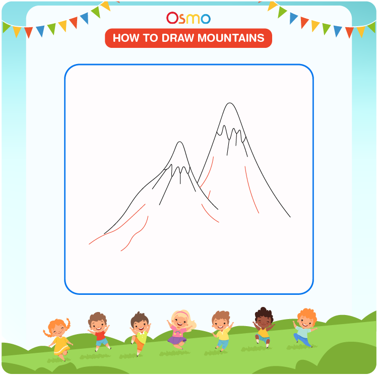 how to draw mountains - 5