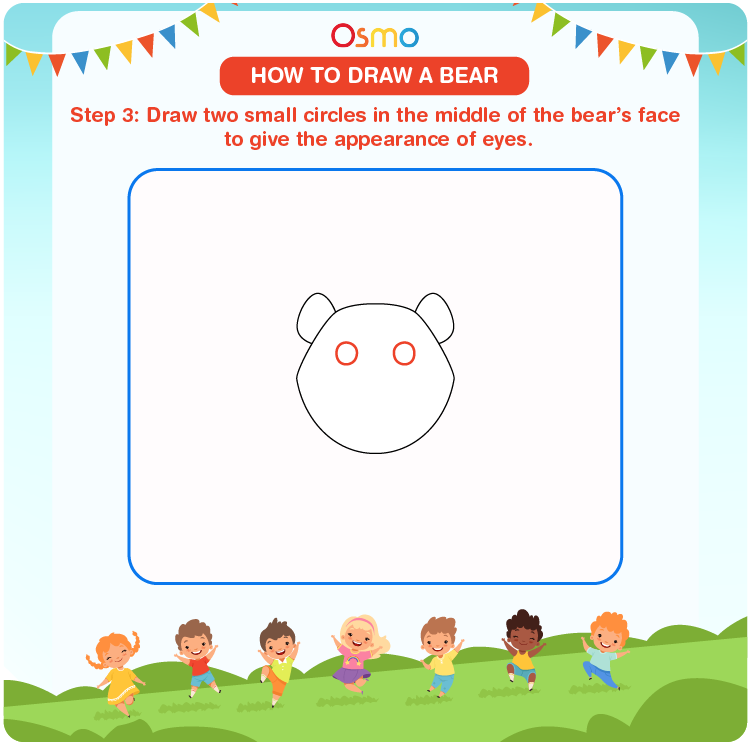 how to draw a bear - 3