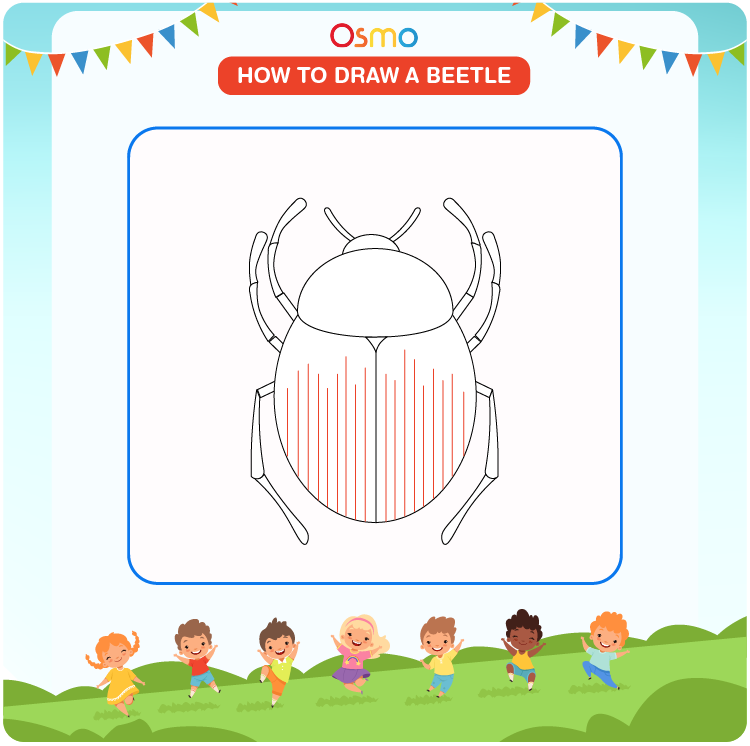 How to Draw a Beetle - 9
