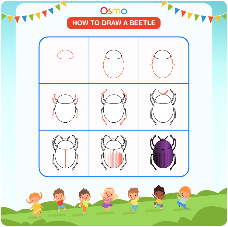 How to Draw a Beetle - 11
