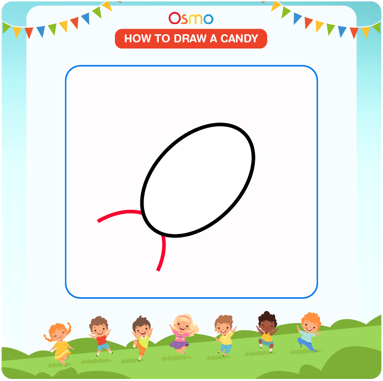 How to draw a candy- 2
