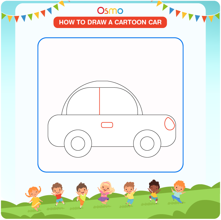 How to Draw a Cartoon Car | A Step-by-Step Tutorial for Kids
