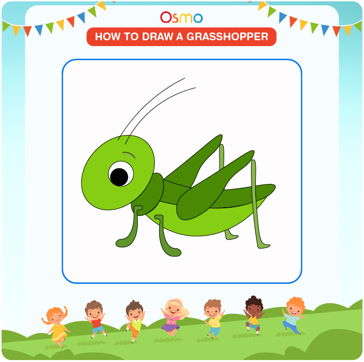 Free Printable Grasshopper Template – Simple Mom Project