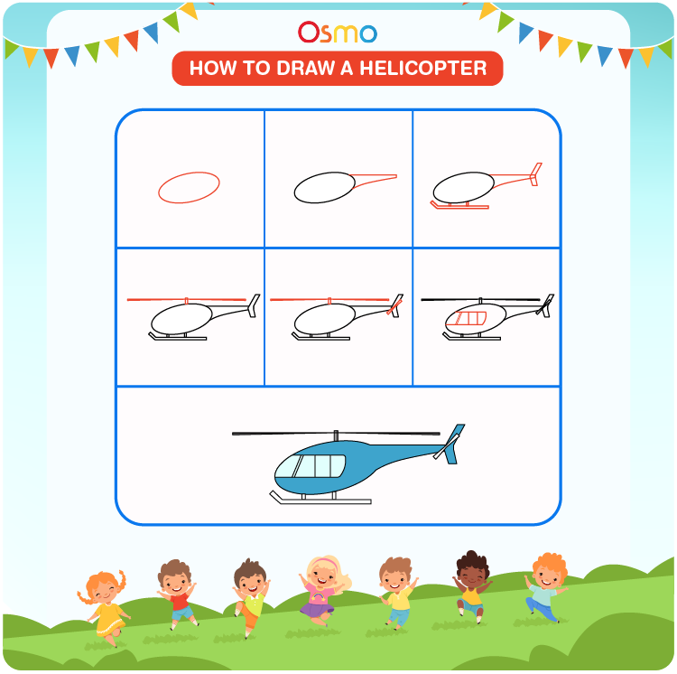 how to draw a helicopter - 8