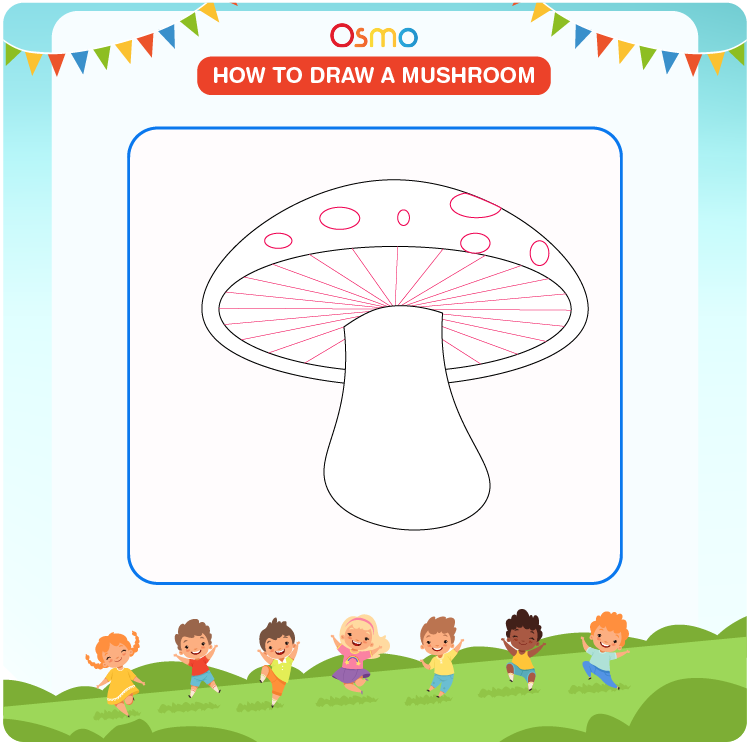 how to draw a mushroom - 5