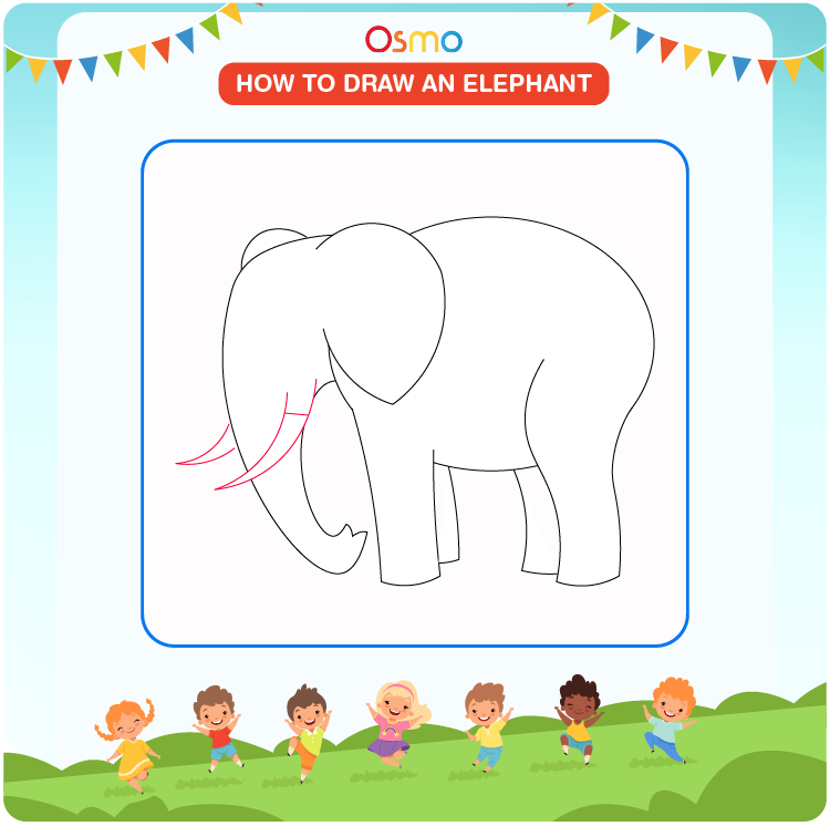 how to draw an elephant - 6