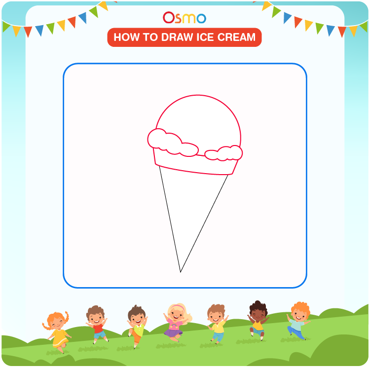 how to draw an ice cream- 2