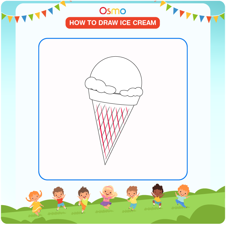 how to draw an ice cream - 4