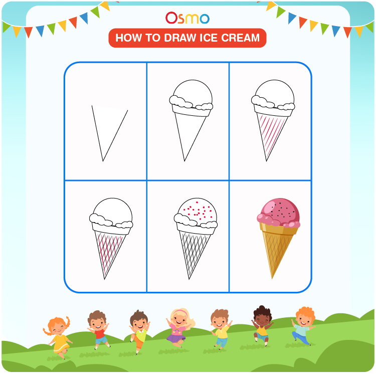 how to draw an ice cream - 7