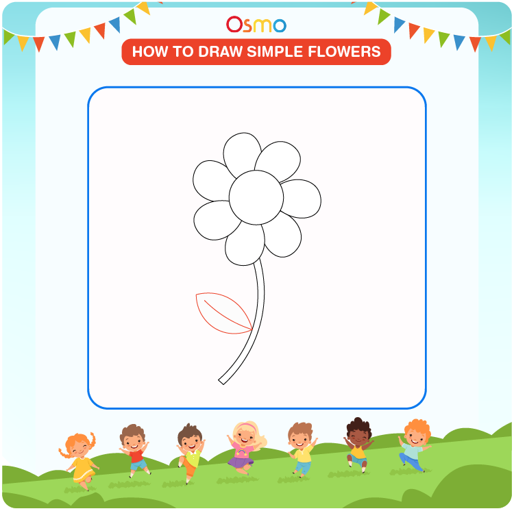 how to draw simple flowers - 5