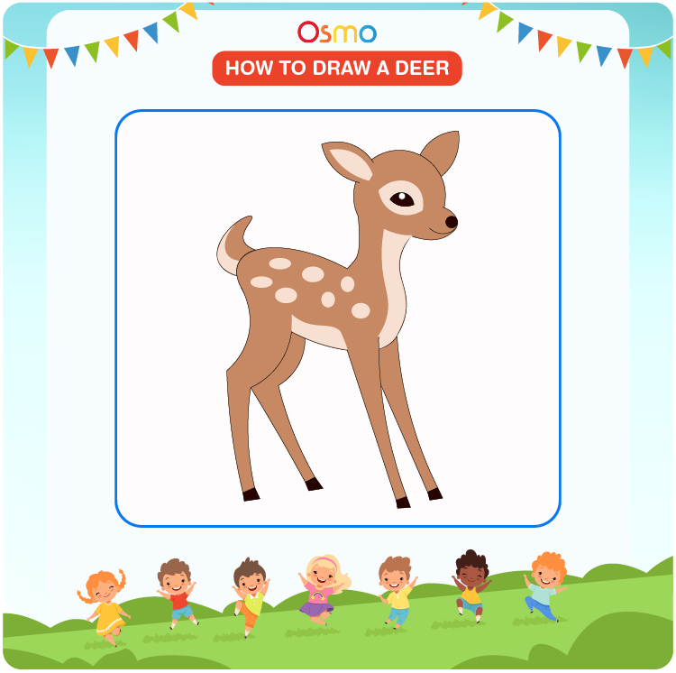 how to draw a deer - 9