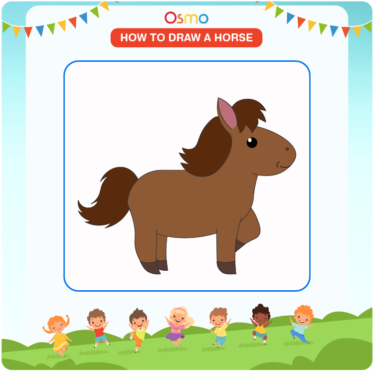 how to draw a horse - 10