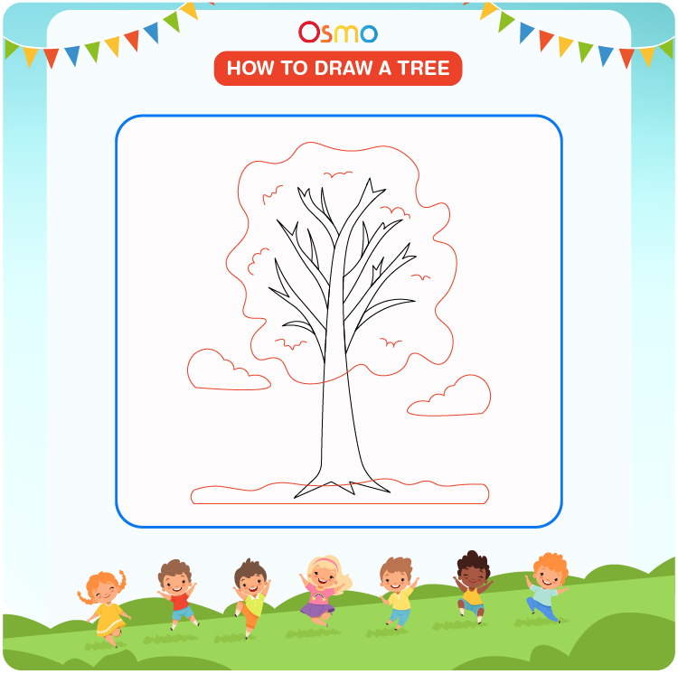 how to draw a tree - 7