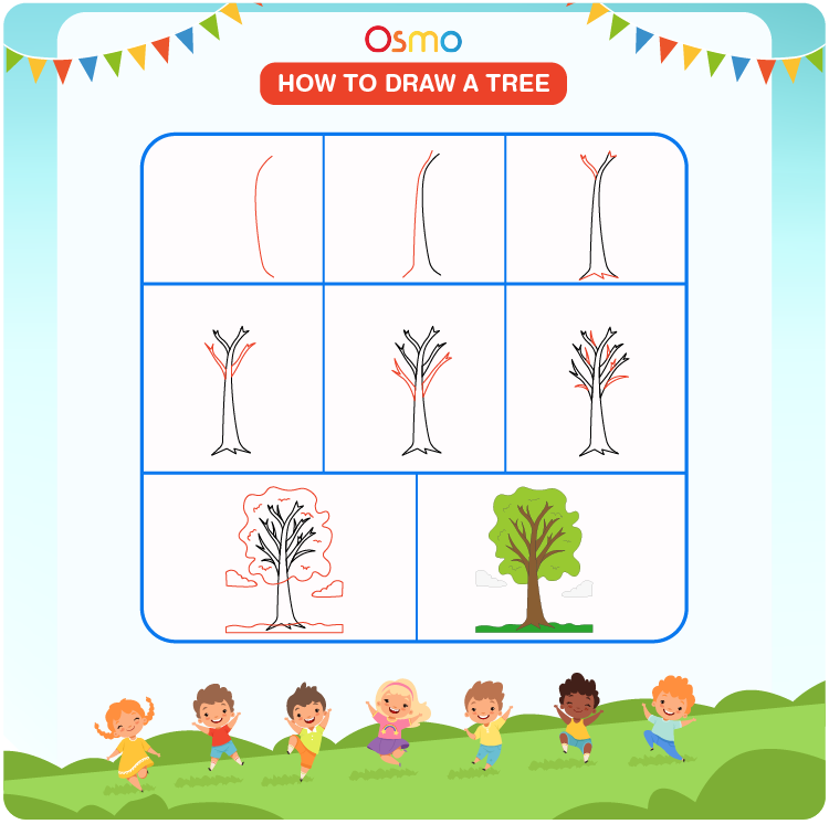 how to draw a tree - 8