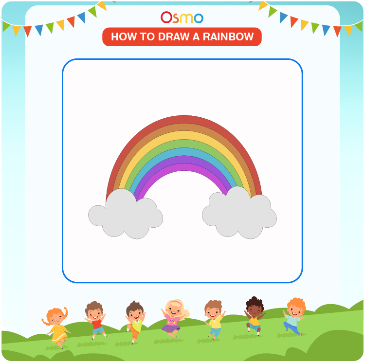 How to Draw a Rainbow | A Step-by-Step Tutorial for Kids