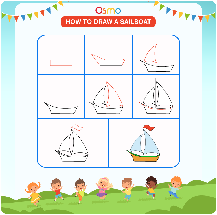 Boat drawing, Drawings, Art drawings for kids-saigonsouth.com.vn