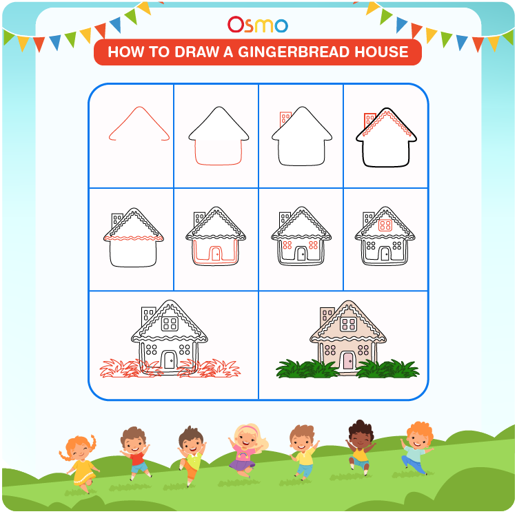 How to Draw a House for Kids House Drawing for Kids