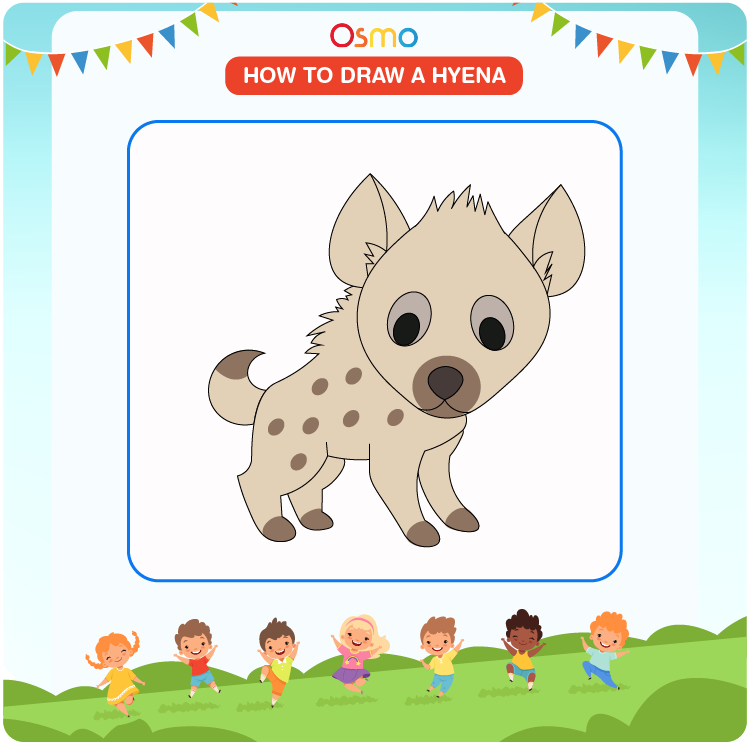 How to Draw Zig the Hyena