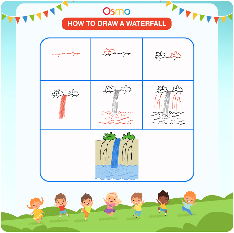 Beautiful Nature Drawing- Easy and Simple Step by Step Guide for Kids-saigonsouth.com.vn