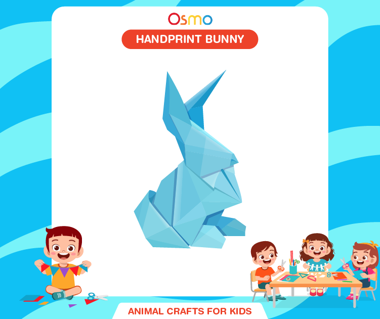 Handprint Bunny: Animal Crafts For Kids