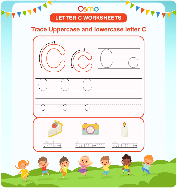 uppercase and lowercase tracing worksheet