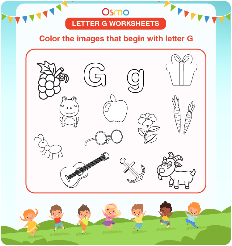 Color image beginning with letter g