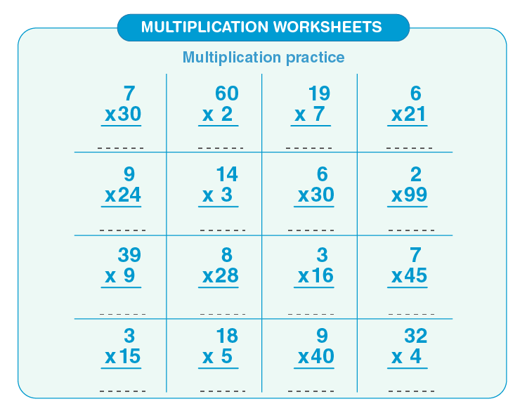 Solve grade 3 multiplication problems: Third Grade multiplication worksheets for kids