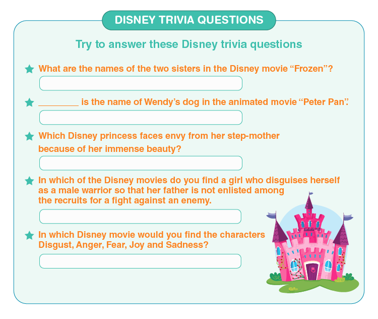 Disney Trivia Questions