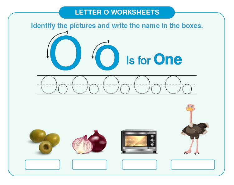 Letter O Worksheets