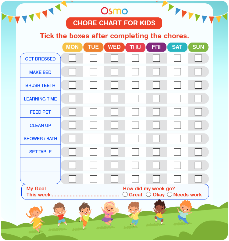 Chore Chart For Kids