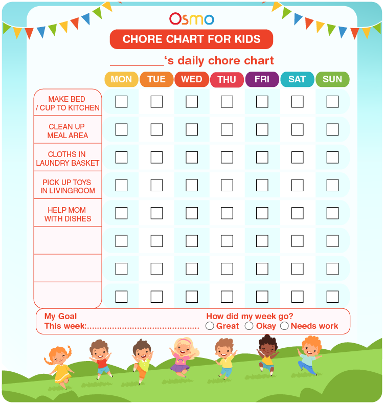 Chore Chart For Kids