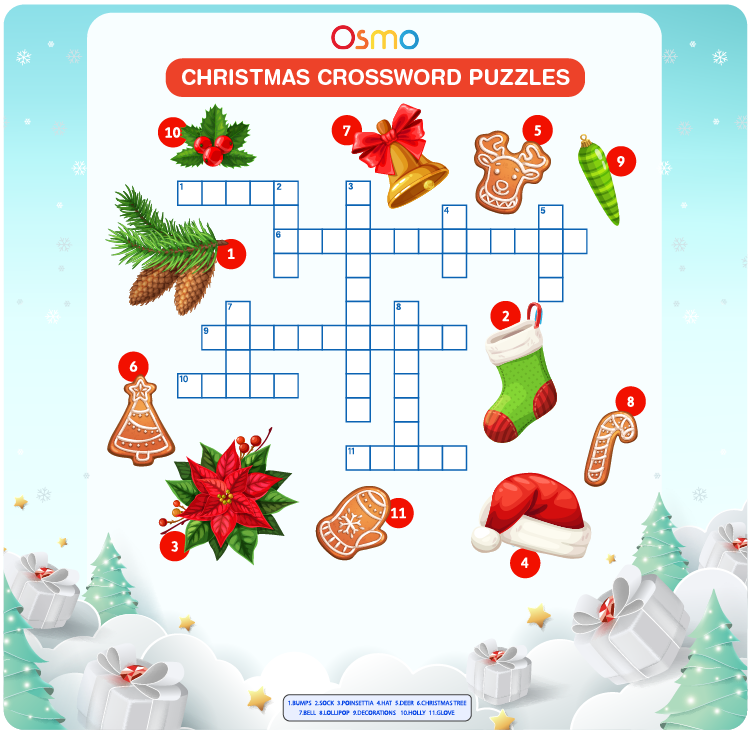 Christmas Crossword Puzzles - Free Printables Download