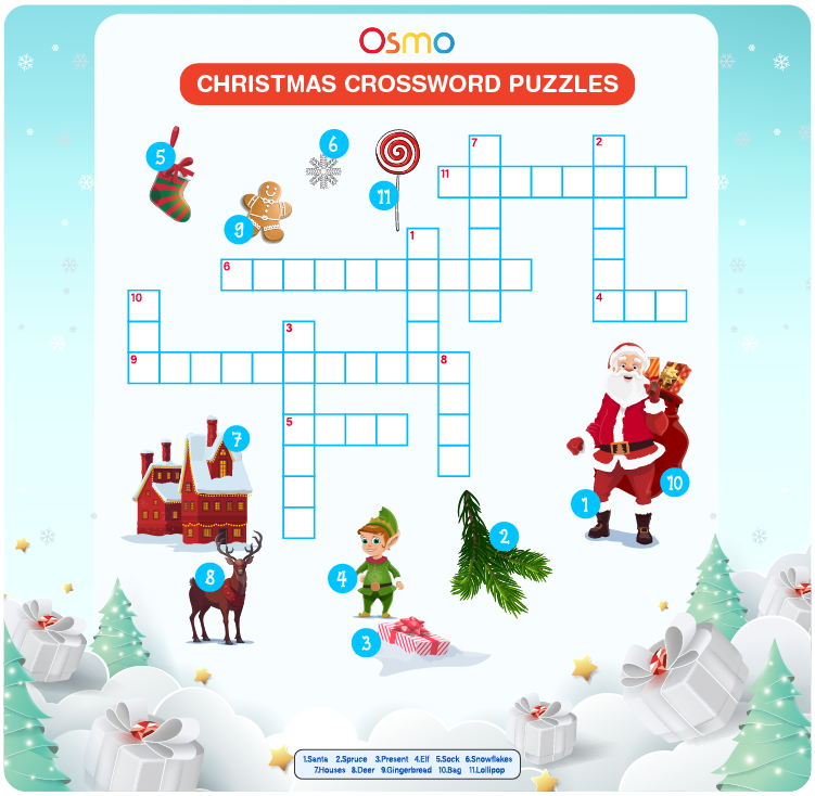 Christmas Crossword Puzzles - Free Printables Download