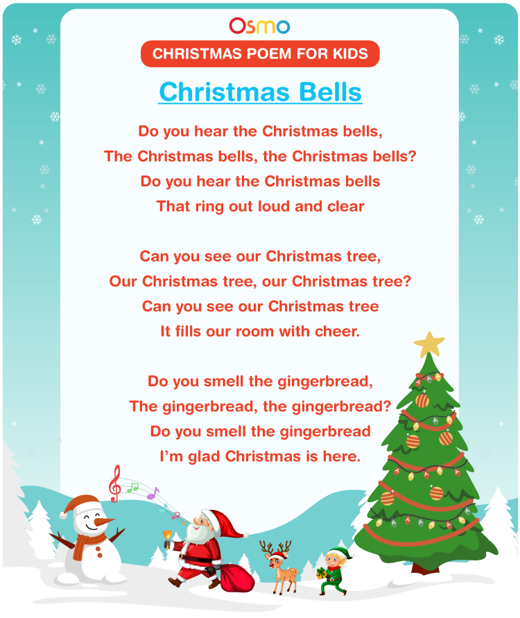 Christmas-themed poem for kids