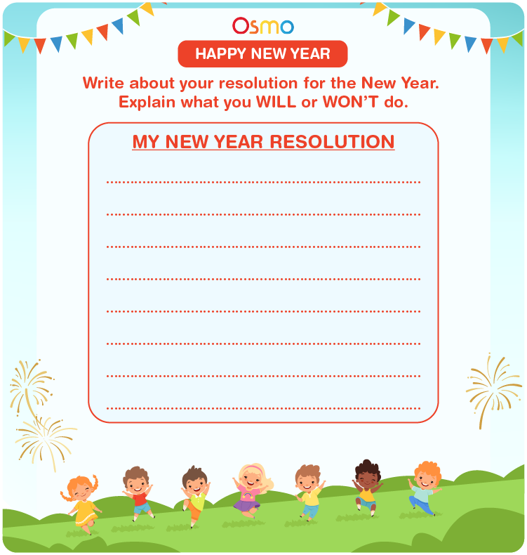 New Year Worksheets