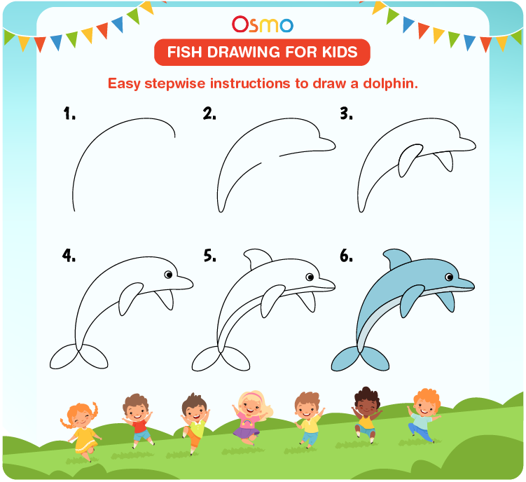 Fish Drawing Tutorial - How to draw Fish step by step-saigonsouth.com.vn