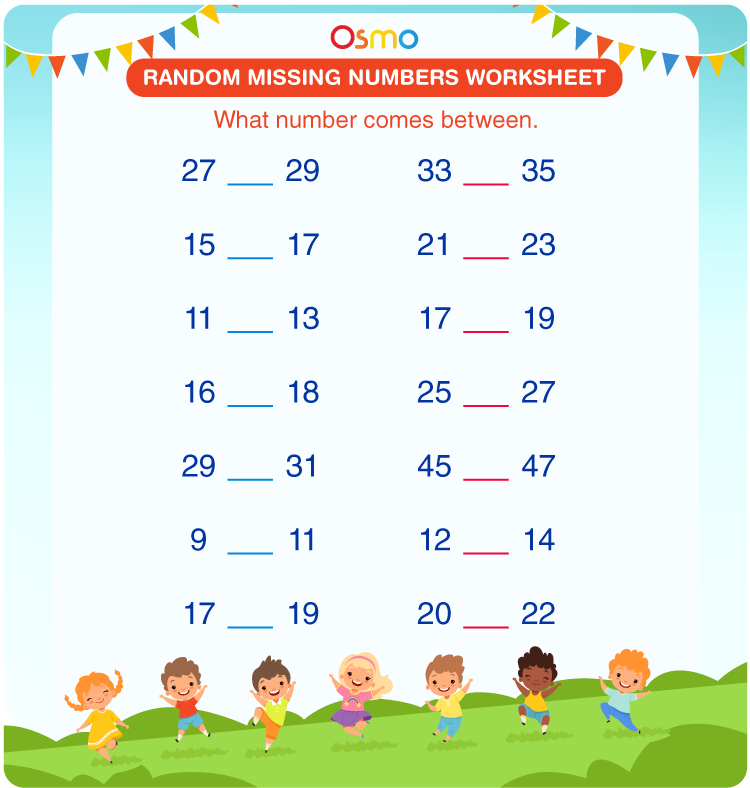 Missing Numbers Worksheet Download Free Printables For Kids