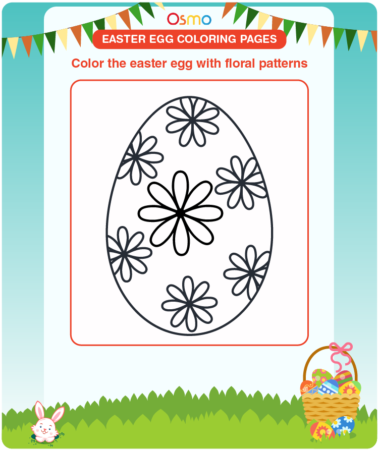 Easter Egg Coloring Pages 
