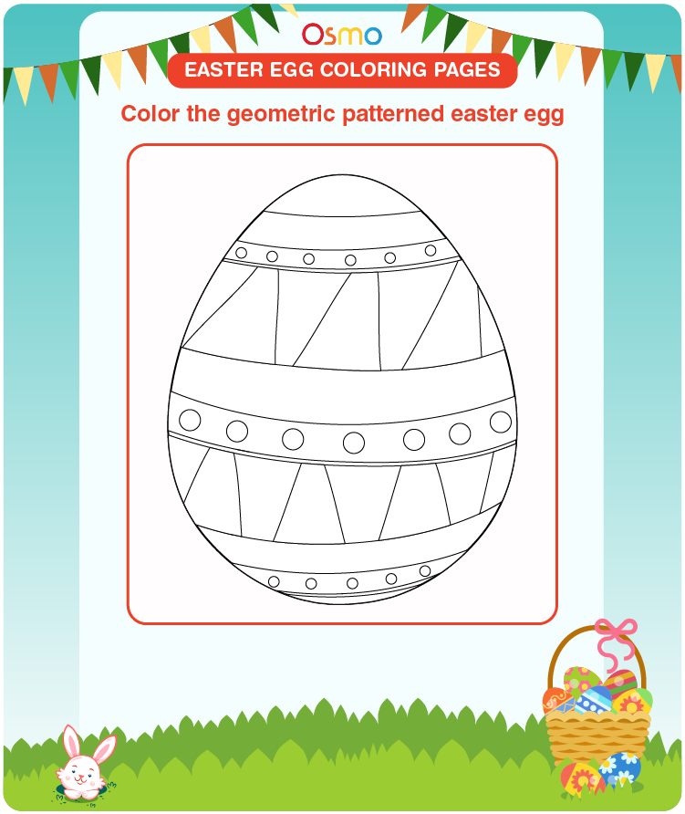 Easter Egg Coloring Pages 