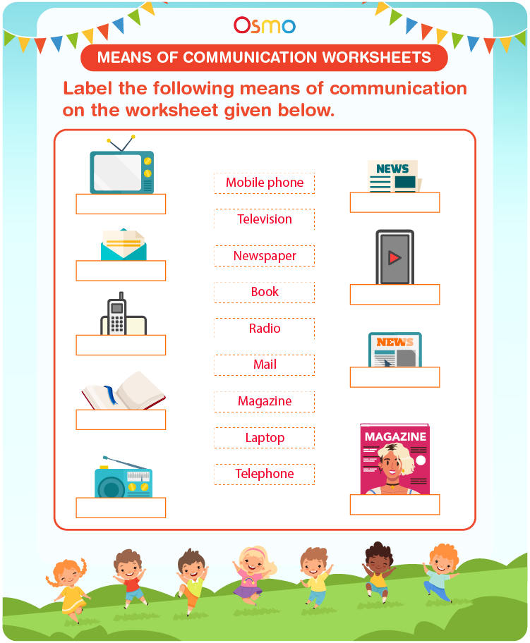 Means of Communication Worksheets 