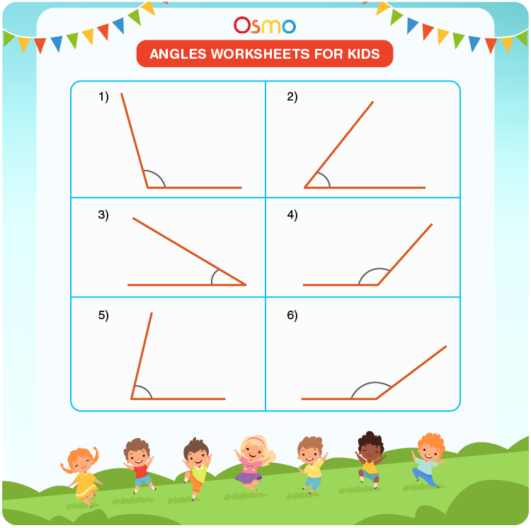 Angles Worksheets for Kids